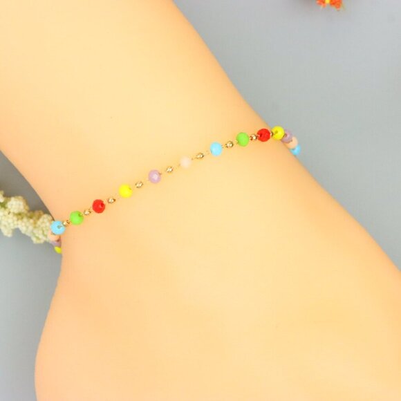 Handmade Anklet – A Stylish Choice for Women, Thoughtful Gift Idea, EVCH1502 - Picture 5 of 10